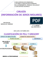Clasificación de 3eros Molares. Cirugía