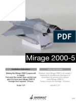 Papercraft Mirage2000-5 Notice Montage