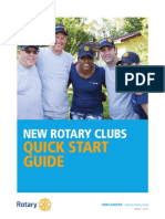 New Rotary Clubs: Quick Start Guide