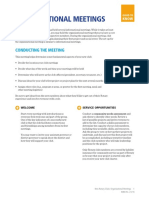 808D Organizational Meetings en