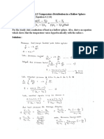 Derive Equation Below (Equation 4.2.14) : Problem Geankoplis 4.2.5 Temperature Distribution in A Hollow Sphere