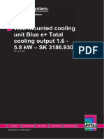 Wall-Mounted Cooling Unit Blue E+ Total Cooling Output 1.6 - 5.8 KW - SK 3186.930