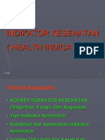 INDIKATOR KESEHATAN