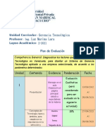 Plan Eval Gerencia Tecnológica