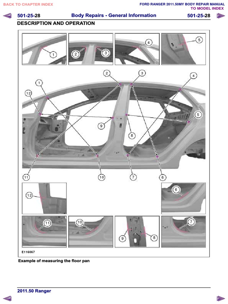 Ford Ranger Body Repair Manual286 | PDF