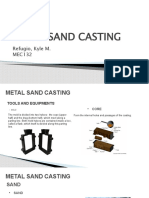 Metal Sand Casting: Refugio, Kyle M. MEC132