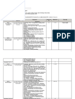 VI Grade English Calendar Planning