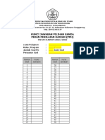 Form Kunci Jawaban & SKOR - PPH