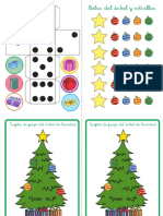 Tarjetas de juego de árbol navideño
