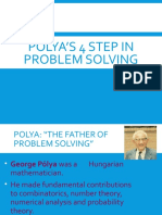 Polya's 4 Step in Problem Solving