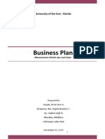 Business Plan: University of The East - Manila