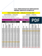 Jadual Perkhidmatan Bergabung: Combined Service Schedule