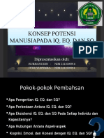 Konsep Potensi Manusiapada Iq, Eq, Dan SQ