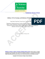 Caffeine, CYP1A2 Genotype, and Endurance Performance in Athletes