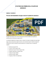 Operacion de Filtros Multimedia en La Planta de Amoniaco