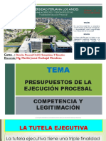 Presupuestos de La Ejecucion Procesal