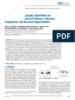 Lightweight Cryptography Algorithms For Resource-Constrained IoT Devices A Review Comparison and Research Opportunities