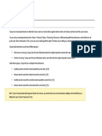 Receiving Tolerances