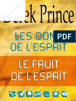 Les dons de l'ESPRIT le fruit de l'ESPRIT°Derek PRINCE°129