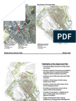 Shady Grove Metro Policy Area Illustrative Concept Plan: Existing Conditions 1990 Master Plan 2006 Approved Plan