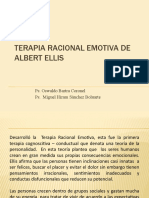 Terapia Racional Emotiva de Albert Ellis