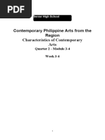 Contemporary Philippine Arts From The Region Q2 Module 3 4 Week 3 4