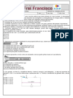 TESSTE DDE FÍSICA - 3° ANO