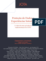 Dados e Experincias Setoriais - LGPD.