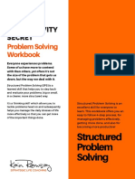 THE Productivity Secret: Problem Solving Workbook