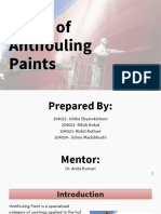 Study of Antifouling Paints