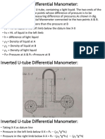 Inverted U-Tube Manometer Lect No.8