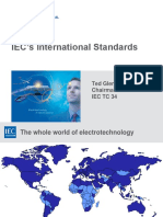IEC's International Standards: Ted Glenny Chairman Iec TC 34