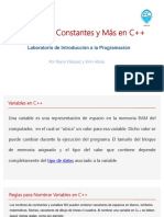 Variables - Constantes y Mas en CPP