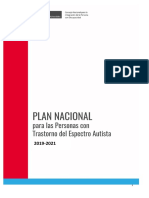 Plan Nacional TEA 2019-2021