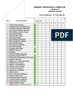 Absen Teknologi & Media Pengajaran