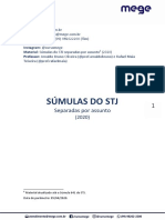 Súmulas Do STJ Separadas Por Assunto 05-04-2020 Até S. 641