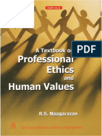 Professional Ethics and Human Values by R.S NAAGARAZAN