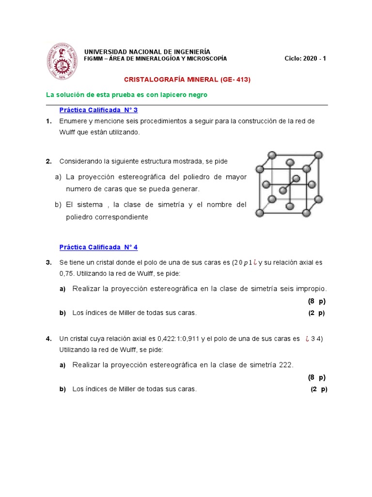 3° y 4°PC VIRT CRISTA 2020-1 M-R | PDF