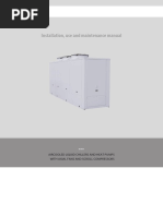 Installation, Use and Maintenance Manual: Aircooled Liquid Chillers and Heat Pumps With Axial Fans and Scroll Compressors