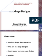 One Page Designs