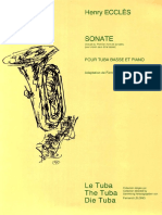 Eccles H. - Sonate (Tuba + Piano)