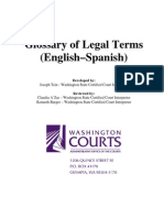 Glossary of Legal Terms - English-Spanish