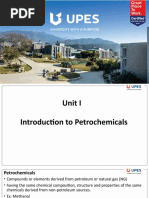 Unit I Introduction To Petrochemicals