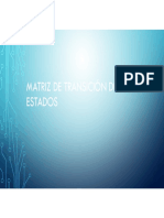 Matriz de Transición de Estados