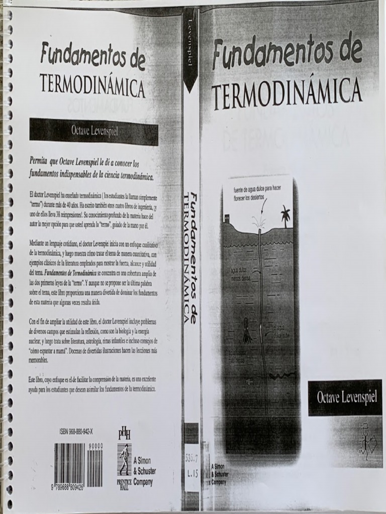 Fundamentos de Termodinámica Levenspiel 1ra Ed. 2 PDF