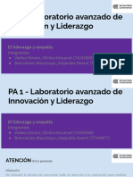 PA 1 - Laboratorio Avanzado de Innovación y Liderazgo