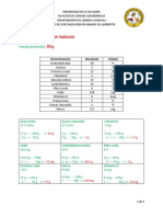 Ejercicio Etiquetado Nutricional