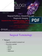 Surgical Suffixes, Hematology, and Diagnostic Imaging: Unit 2