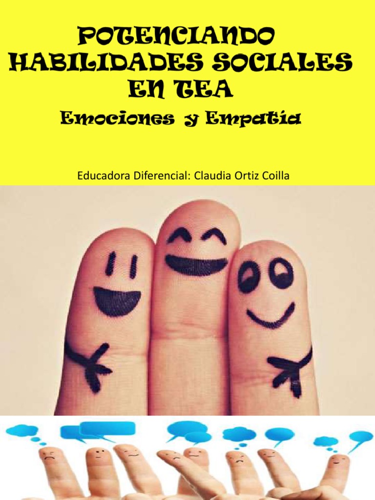 Habilidades Sociales y Empatía en TEA | PDF | Las emociones | Empatía