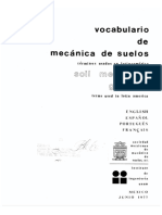 Vocabulario de Mecanica de Suelos